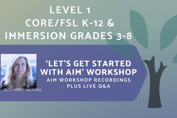 AIM French - Level 1 - On-Demand Workshop Series (Asynchronous + Live Q&A)