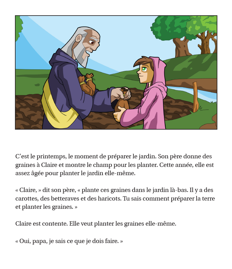 Leçons de jardinage pour Claire - Reader (minimum of 6)