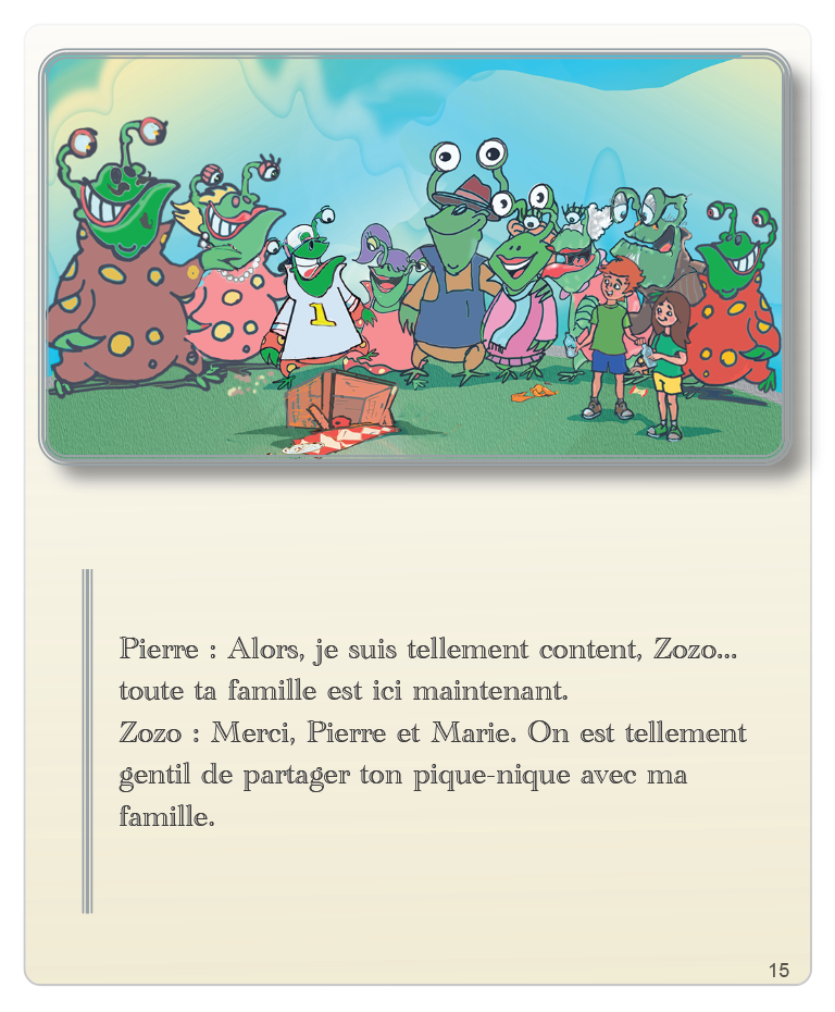 Le pique-nique de Zozo - Reader