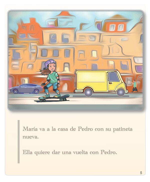 María y Pedro dan una vuelta - Reader